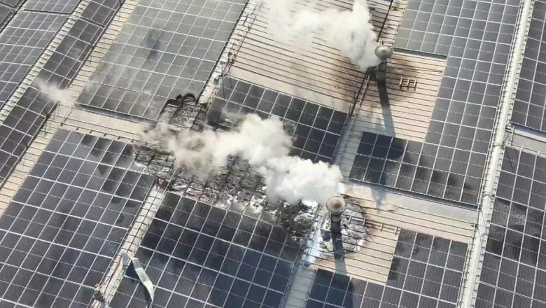 İnegöl'de tekstil fabrikasında korkutan yangın