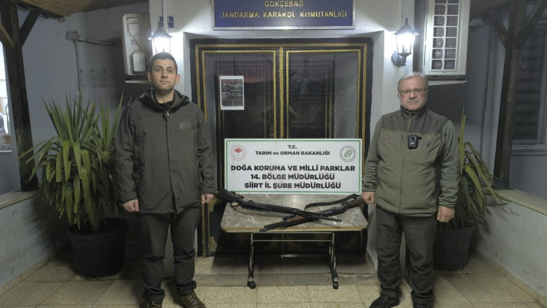 Siirt'te kaçak ava 26 bin lira ceza