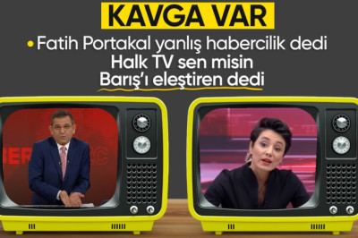 Fatih Portakal'ın Barış Pehlivan'ın gözaltına alınmasına ilişkin yorumuna Halk TV'den sert yanıt