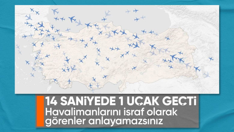 Türkiye’nin uçuş ağı ve yolcu sayısında rekor artış
