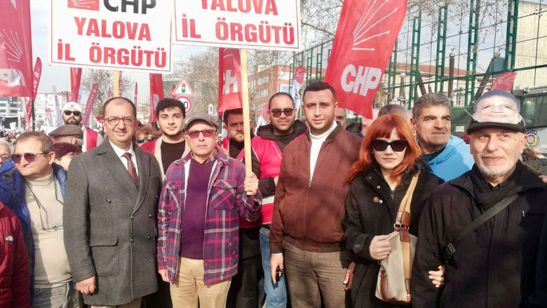 CHP Yalova İl Örgütü’nden Ekrem İmamoğlu’na Tam Destek!