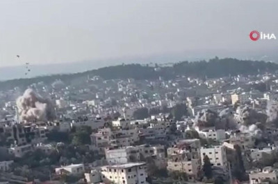 İsrail, Batı Şeria'da binaları bombaladı