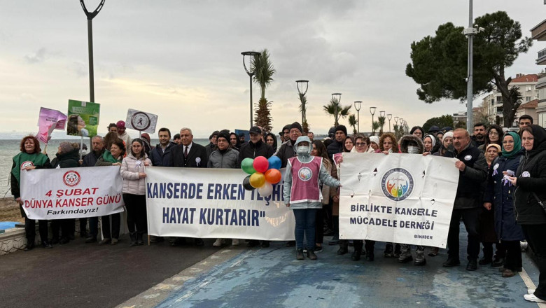 Kanser İçin Yürüdüler!