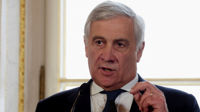 İtalya Dışişleri Bakanı Tajani'den Gazze'de "iki devletli çözüm" vurgusu