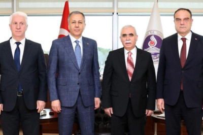 Bakan Yerlikaya, yüksek yargı mensuplarını ziyaret etti