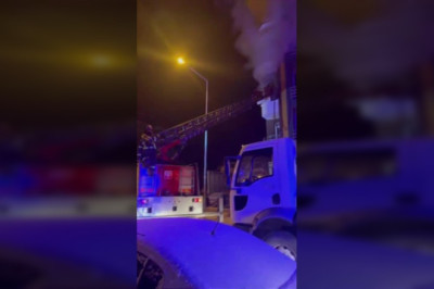 Amasya'da yangında bir kadın can verdi