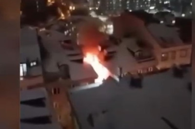 Kağıthane'de apartmanda yangın