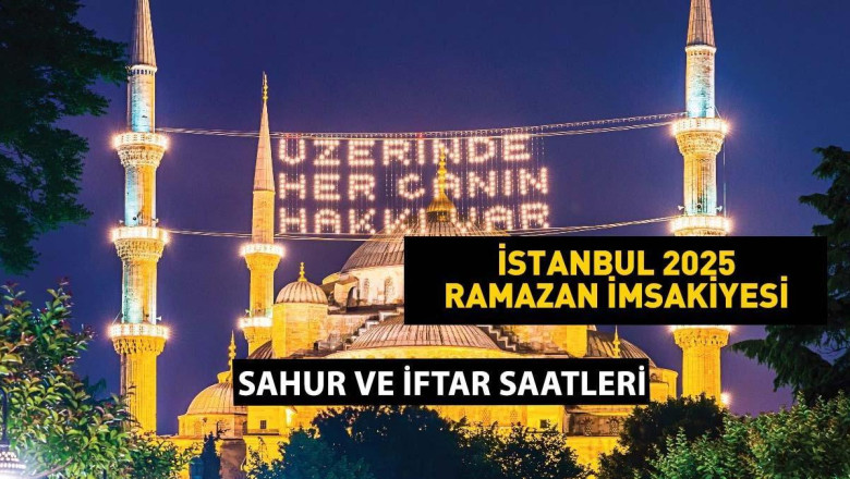 İstanbul Ramazan İmsakiyesi 2025 Diyanet! İstanbul ilk iftar (saati) vakti sahur saat kaçta 1 Mart 2025?