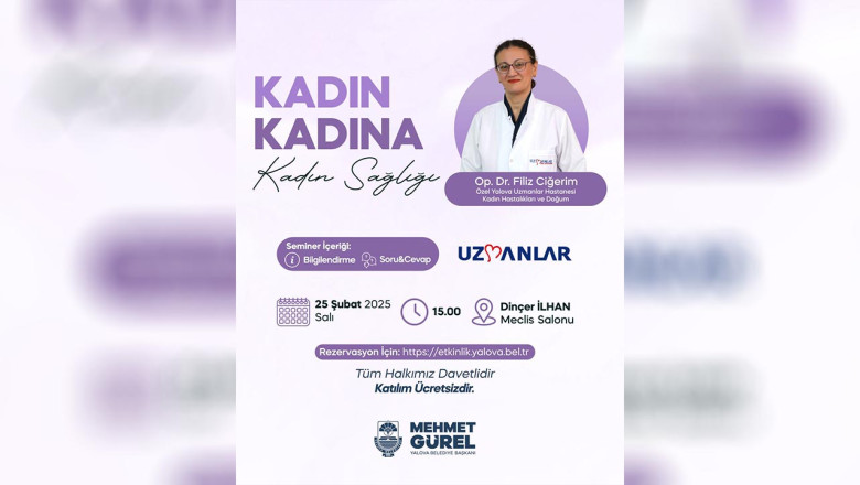 Kadın Kadına Kadın Sağlığı Semineri Yapılacak