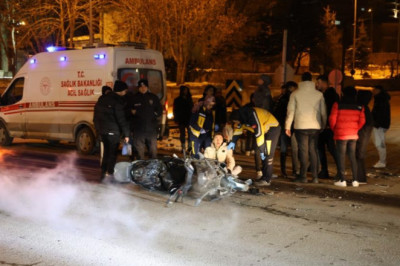 Nevşehir'de alkollü motosiklet sürücüsü kazaya neden oldu: 2 yaralı