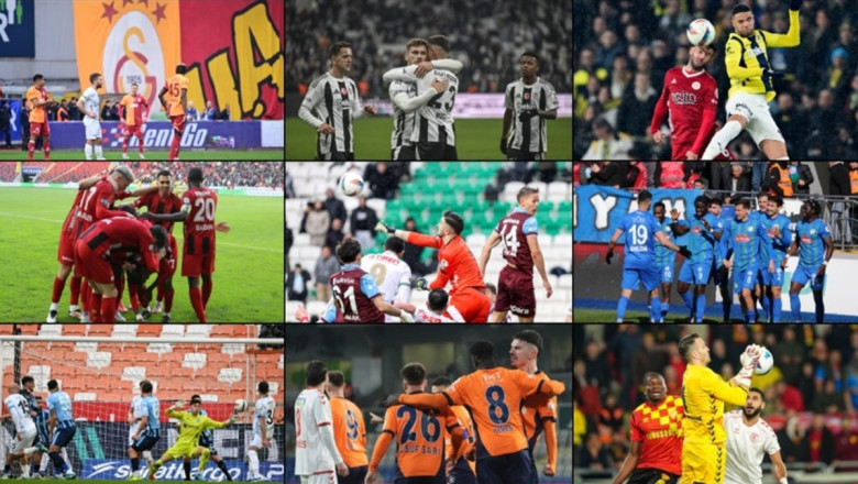 Süper Lig'de 26. haftanın ardından oluşan puan durumu ve 27. haftanın fikstürü