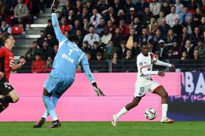 PSG'den, Rennes deplasmanında farklı skor