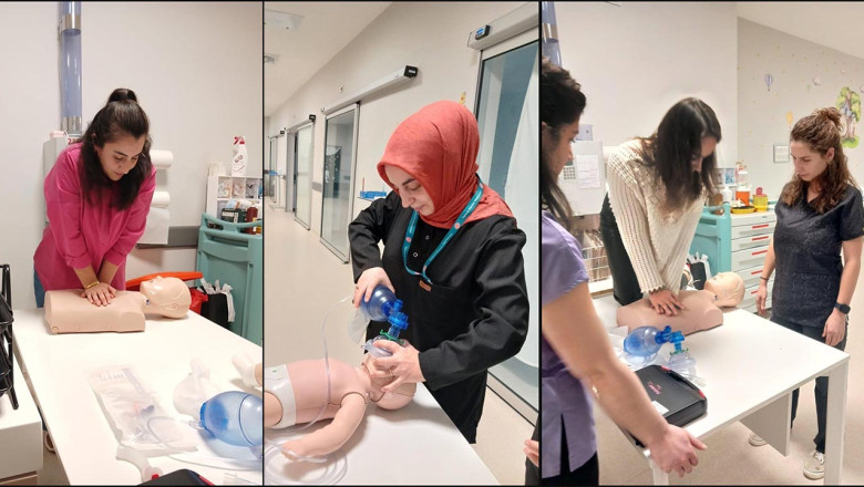 Sağlık Personeline Yaşam Desteği Eğitimi Verildi