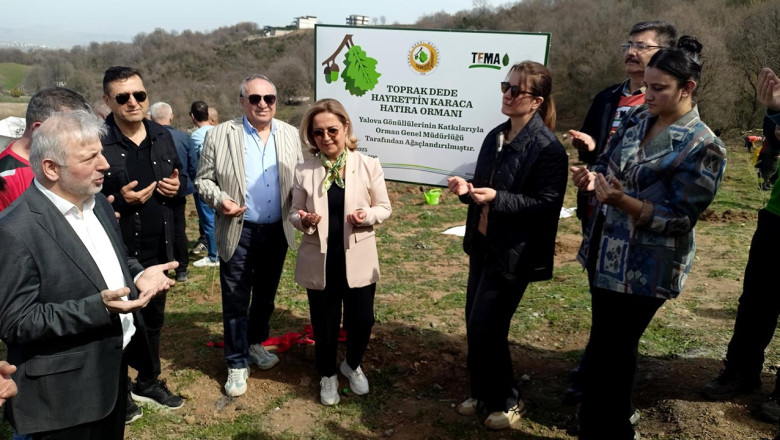 Yalova’da “Toprak Dede” Adına Hatıra Ormanı Kuruldu