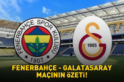 Fenerbahçe 1-2 Galatasaray maç sonucu | Galatasaray Türkiye Kupası'nda yarı finalde