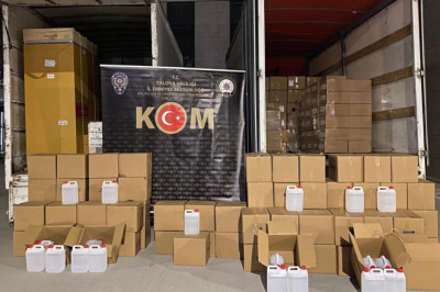 Yalova’da Kaçak Alkol Operasyonu