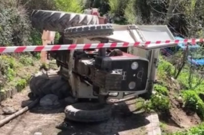 Kütahya'da tamir etmeye çalıştığı traktörün altında can verdi