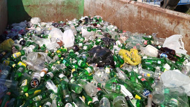 Yalova’da 4 Ton Cam Atık Toplandı