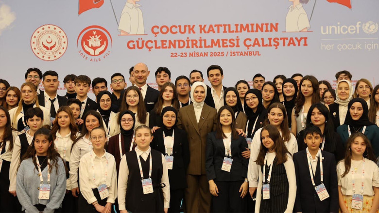 Çocuk Katılımının Güçlendirilmesi Çalıştayına Katıldı