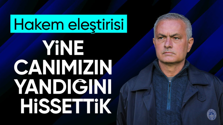 Jose Mourinho: Yine canımızın yandığını hissettik