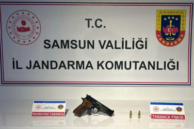 Samsun’da silahla darbettiği kişiyi kaçırmaya çalışan zanlı yakalandı