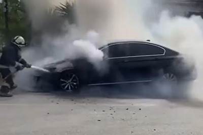 Yalova’da Seyir Halindeki Otomobil Alevlere Teslim Oldu