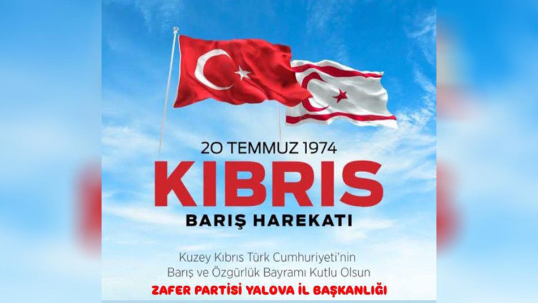 Zafer Partisi Yalova İl Başkanlığı’ndan Kıbrıs Barış Harekâtı’nın Yıl Dönümünde Anlamlı Mesaj