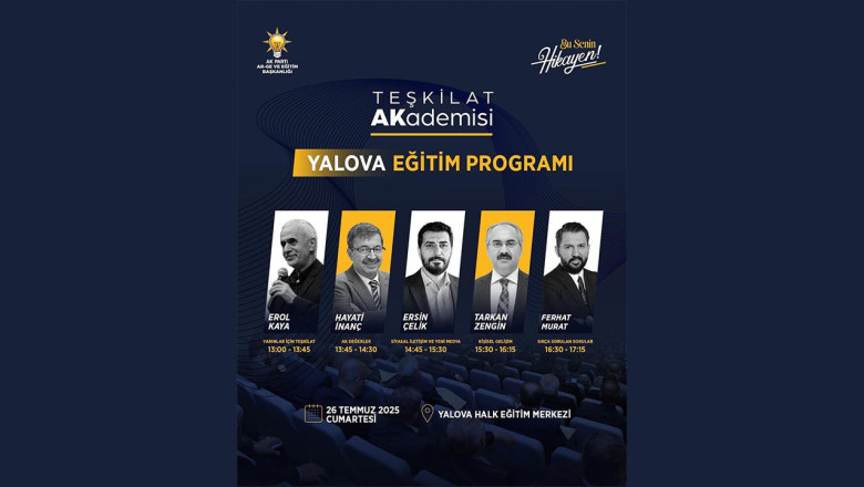 AK Parti’den Yalova’da Teşkilat Akademisi Eğitimi: “Bu Senin Hikayen!”
