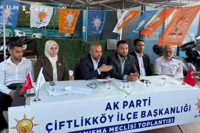 AK Parti Yalova Teşkilatı, Çiftlikköy’de Toplandı