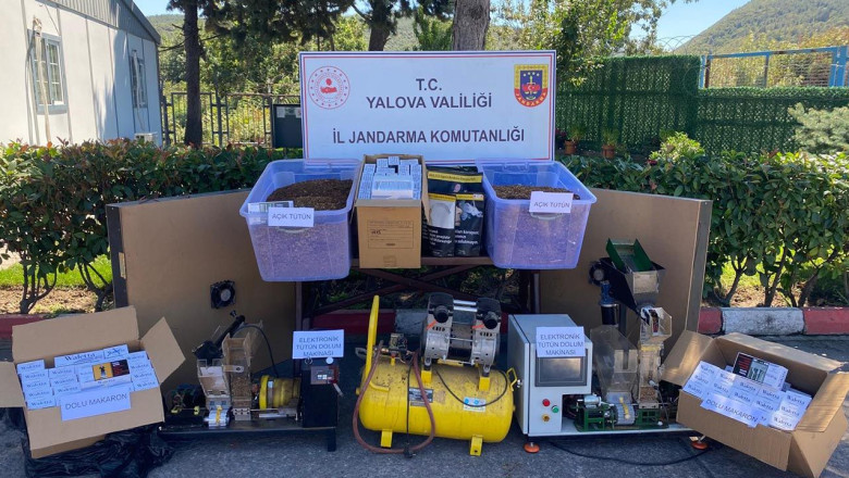 Çiftlikköy’de Kaçak Tütün Operasyonu