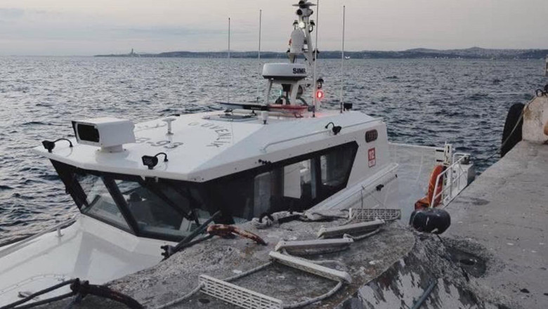 Feribottan Denize Atlayan Yolcunun Görüntüleri Ortaya Çıktı