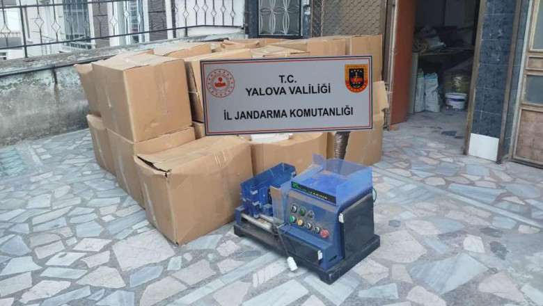 Orhangazi’de Depoya Baskın: 575 Kilo Kaçak Tütün Ele Geçirildi