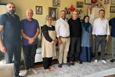 Anahtar Parti Yalova İl Teşkilatı’ndan Kahraman Gazi Ergin Başkazak’a Ziyaret