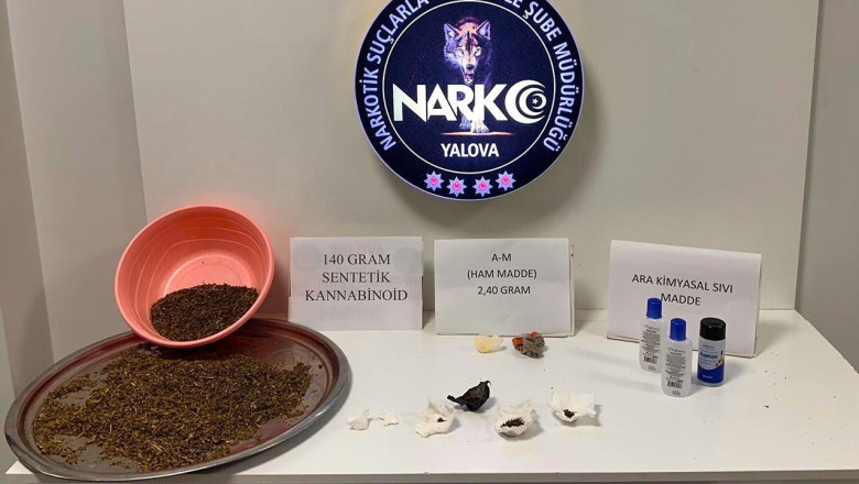 Yalova Emniyeti Zehir Tacirlerine Geçit Vermedi