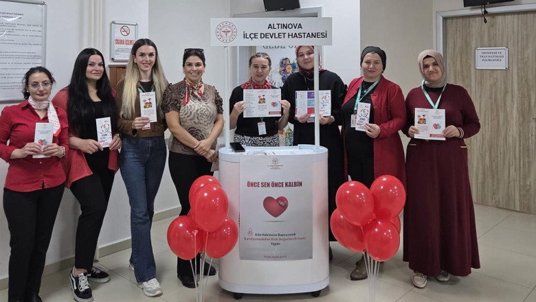 Altınova Devlet Hastanesi’nde Dünya Kalp Günü Farkındalık Etkinliği