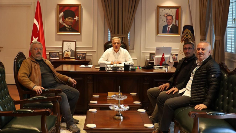 Başkan H. Sinan Acar’a AK Parti Termal İl Genel Meclisi Tarafından Ziyaret