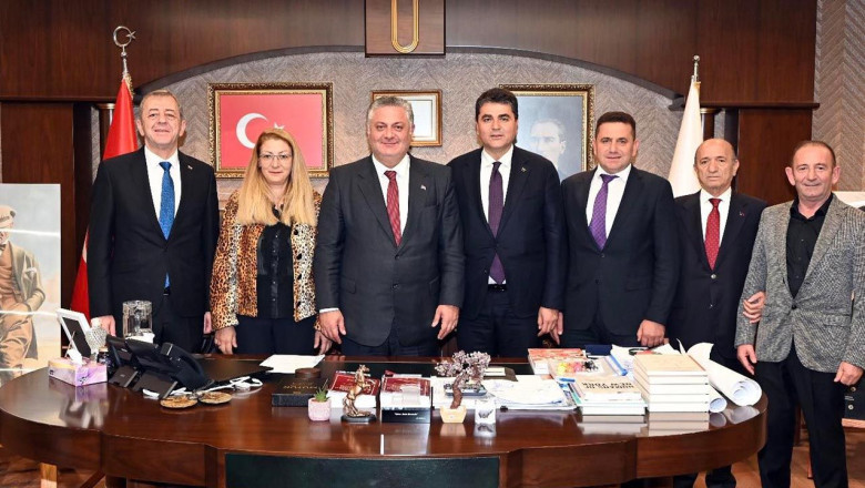 Demokrat Parti Genel Başkanı Uysal’dan Başkan Gürel’e Ziyaret