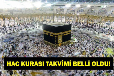 HAC KURASI TAKVİMİ BELLİ OLDU! 2026 hac kurası ne zaman çekilecek, saat kaçta?