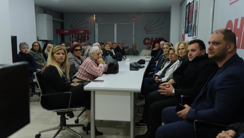 CHP Çiftlikköy, Sahil Mahallesi Üyeleriyle Buluştu