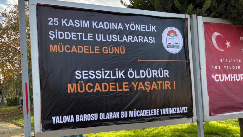 Yalova Barosu’ndan Kadına Şiddete Karşı Önemli Farkındalık!