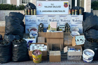 Yalova’da Kaçak Tütün Operasyonu: 238 Kilo Nargile Tütünü Ele Geçirildi