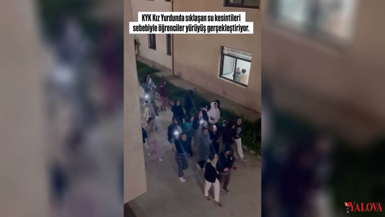 Yalova’da Su Krizi Öğrencileri Sokağa Döktü