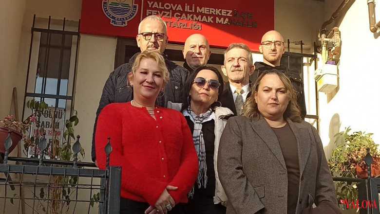CHP Yalova Merkez İlçe’den Fevzi Çakmak Mahallesi Muhtarlığı’na Ziyaret
