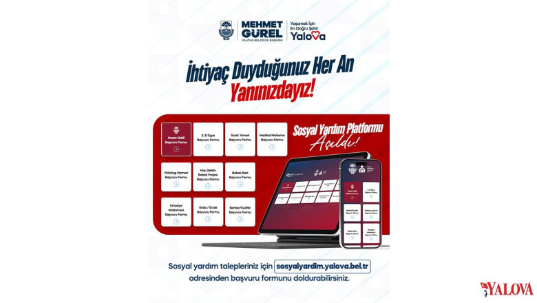 Yalova Belediyesi’nden Dijital Sosyal Destek Hamlesi