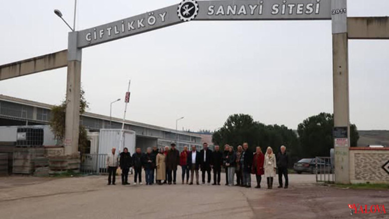 CHP’den Çiftlikköy Sanayi Sitesi’ne Esnaf Ziyareti