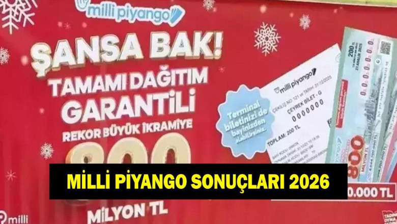 Milli Piyango Sonuçları 2026 - Yılbaşı özel çekilişi büyük ikramiye sahibini buldu! İşte kazanan numaralar ve bilet sorgulama ekranı