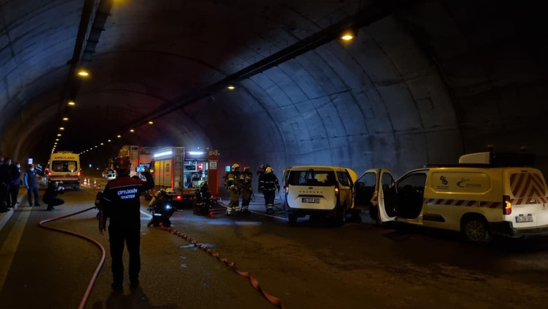 Orhangazi Tüneli’nde Gerçeği Aratmayan Kaza ve Yangın Tatbikatı