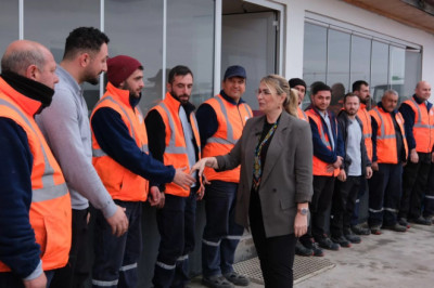 FAZLACA, TEMİZLİK İŞLERİ PERSONELİYLE BULUŞTU