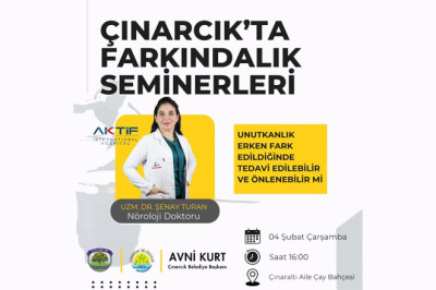 Çınarcık’ta Unutkanlık Masaya Yatırılacak