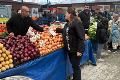 Çiftlikköy Zabıtası İşbaşında